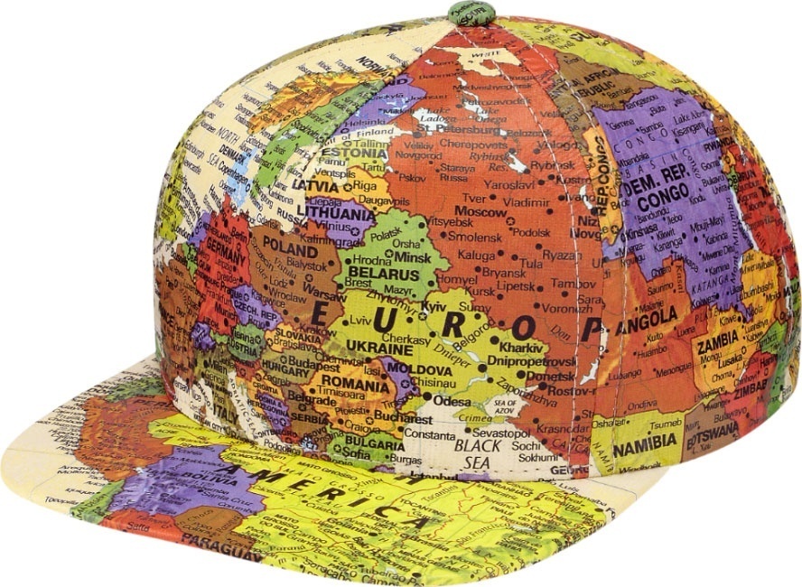 World Map 5 Panel
